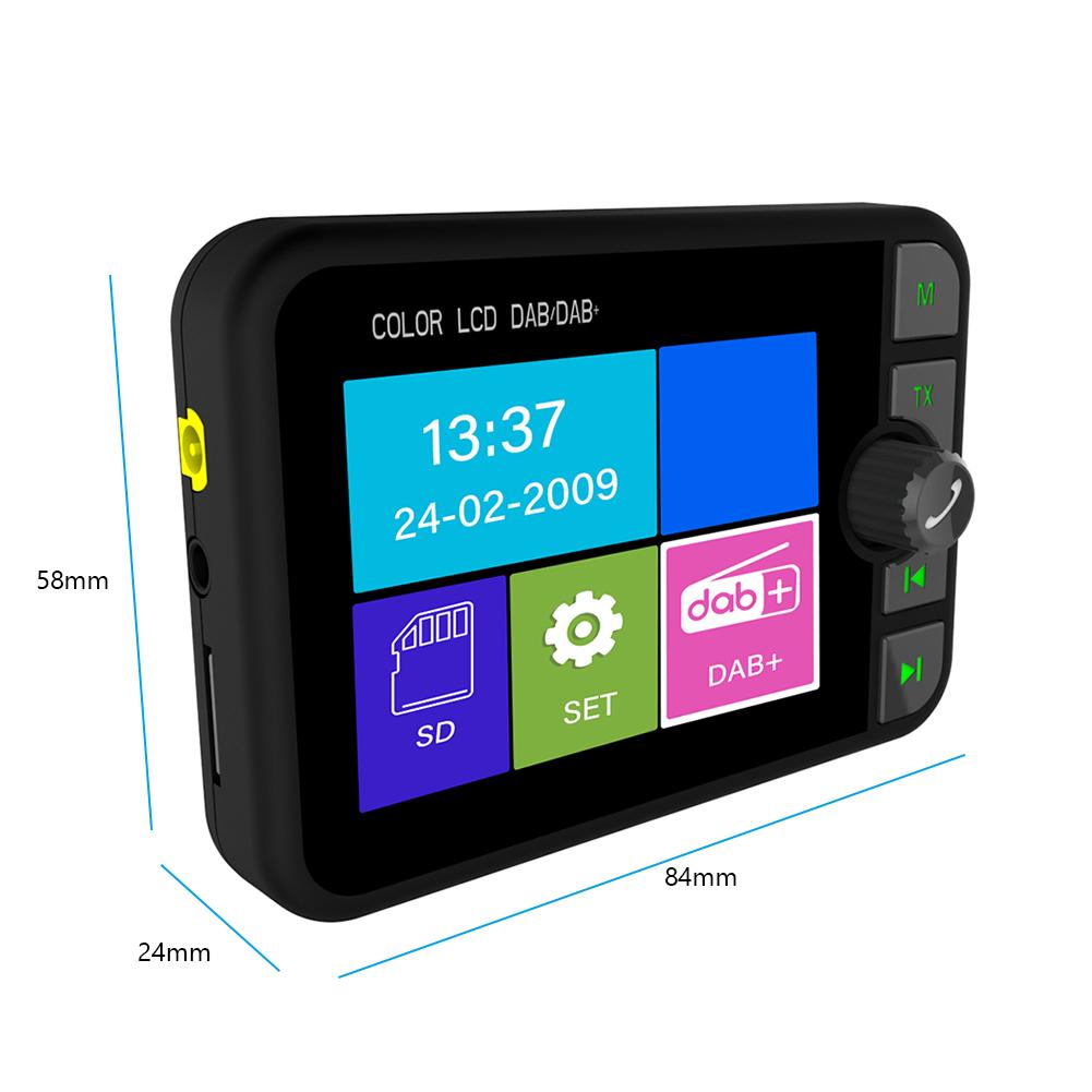 Стерео Цифровой Сигнал Трансляции Адаптер DAB+ Радио Приемник Цифровое Вещание Bluetooth 5.0 Dab Цифровое Радио 3.5мм для Автомобиля