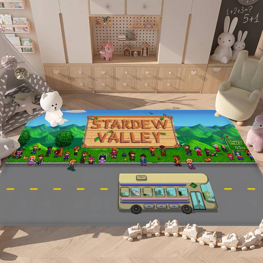 Anime Game Stardew Valley Kitchen Mat Nordic Style Bedroom Living Room Doormat Home Balcony Anti Slip Welcome Rug