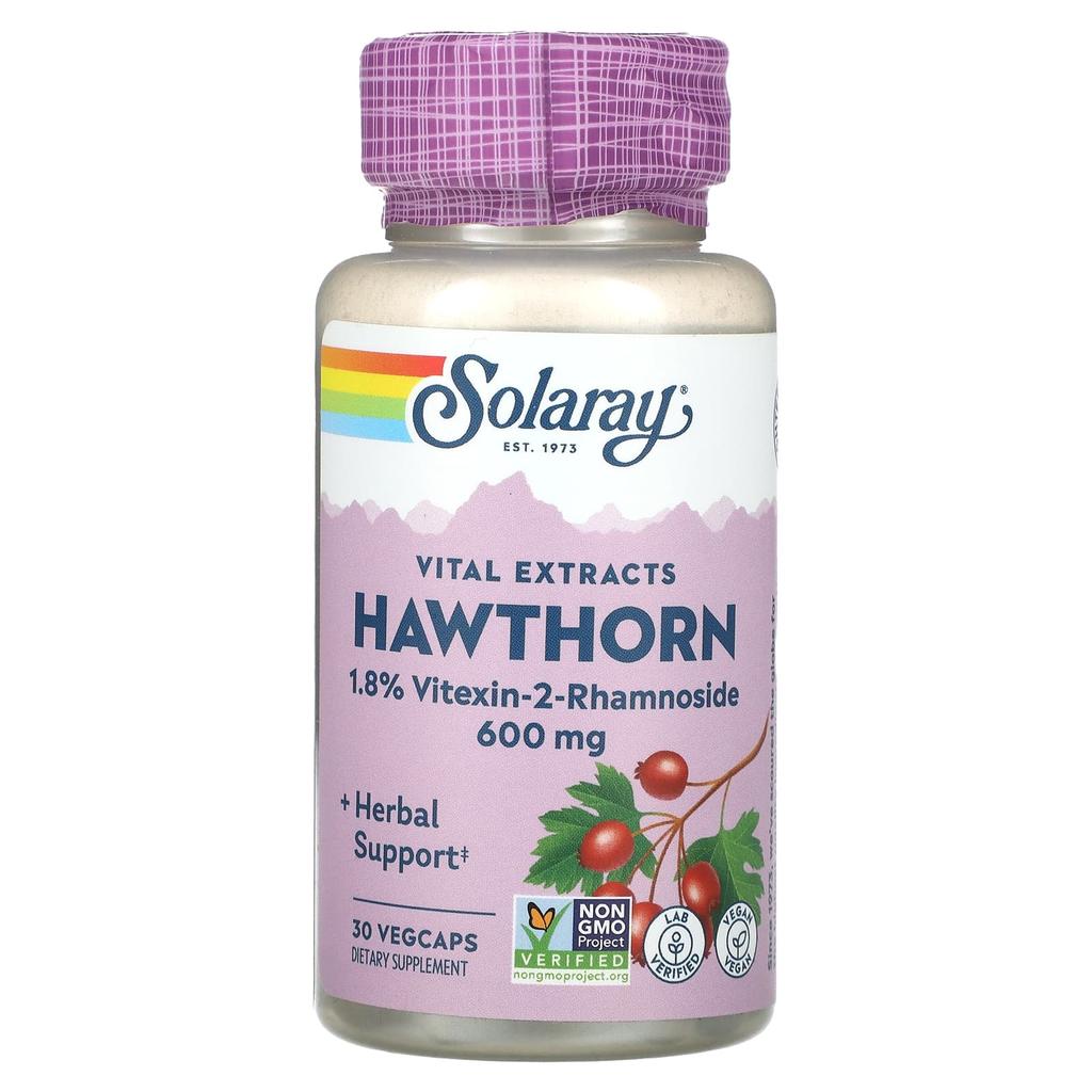 Vital Extracts Hawthorn, Veggie Capsules 30