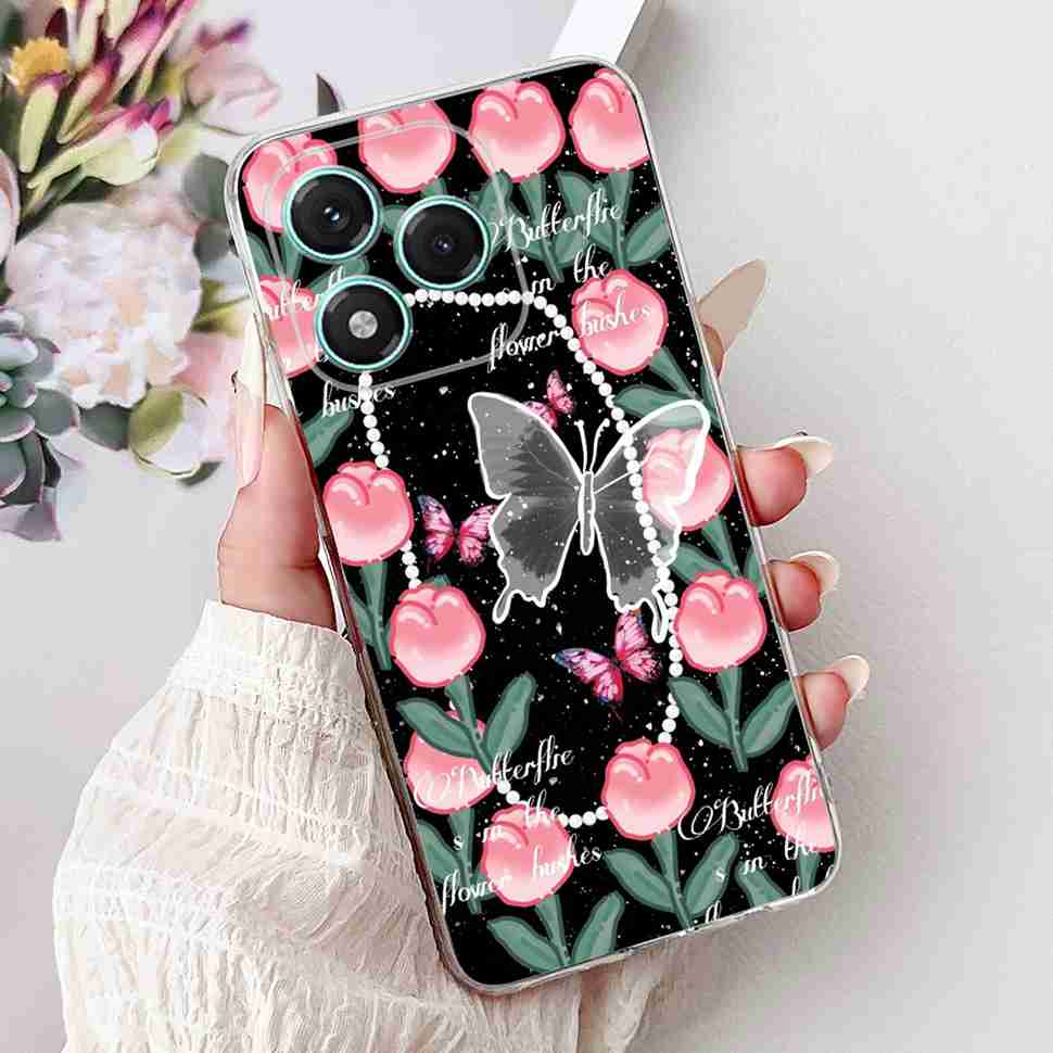 For Honor 400 Lite Casing ABR-NX1 Animal Butterfly Cover Soft Silicone Case For Honor 400 Honor400 Lite Protectors Phone Shell