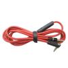 Replacement Earphone Cable For Beats Mixr/Solo Hd Headphones With Remote Control Talk And Volume +/- Male-Male Audio Wire T84D
