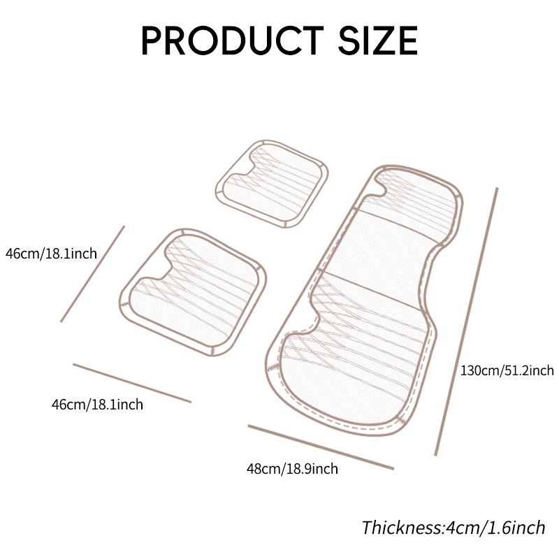 Soft Car Seat Cushion PU Leather Ventilated All Season Seat Cushion Covers for BMW 3 Series 3GT G20 G21 G28 F30 F31 F34 F35 F36