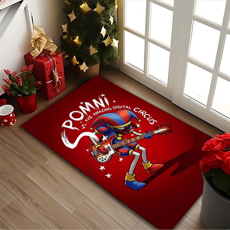 1pc General-purpose Rug, The Amazing Digital Circus Printed Area Rug, Comfortable Office Chair Carpet, Home Entrance Floor Mat