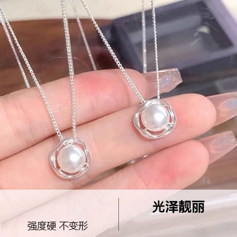 Natural Freshwater Pearl Necklace Women Clavicle Chain Luxury Minimalist Design