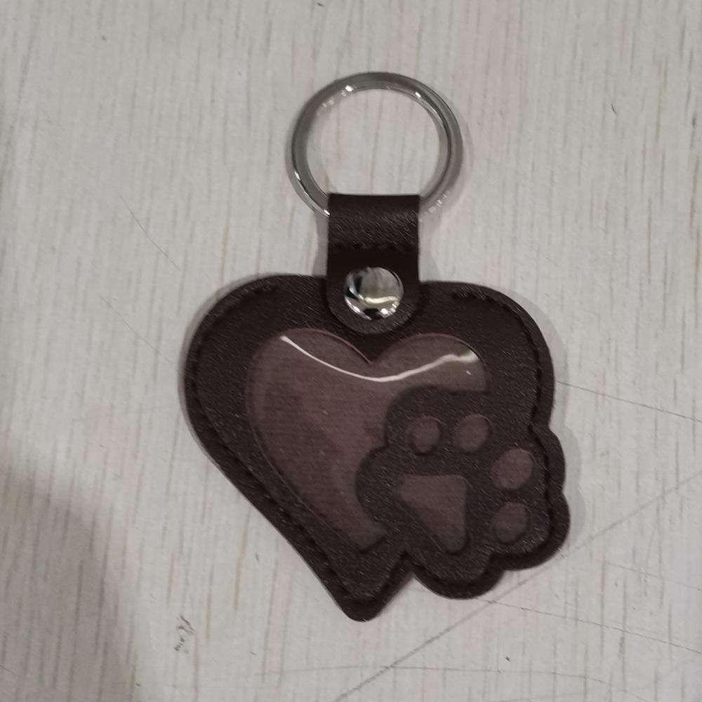 Heart Shape Pet Hair Storage Bag Portable Memorial Key Chain Pet Loss Memorial