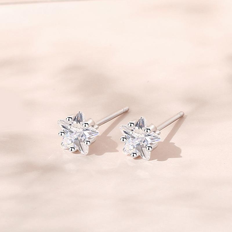 Танциз стерлингового серебра 925 пробы циркон серьги серьги-капли для женщин подарки на свадьбу