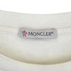 MONCLER M MENS Short sleeve T-shirt White Model E20918049000 8390T
