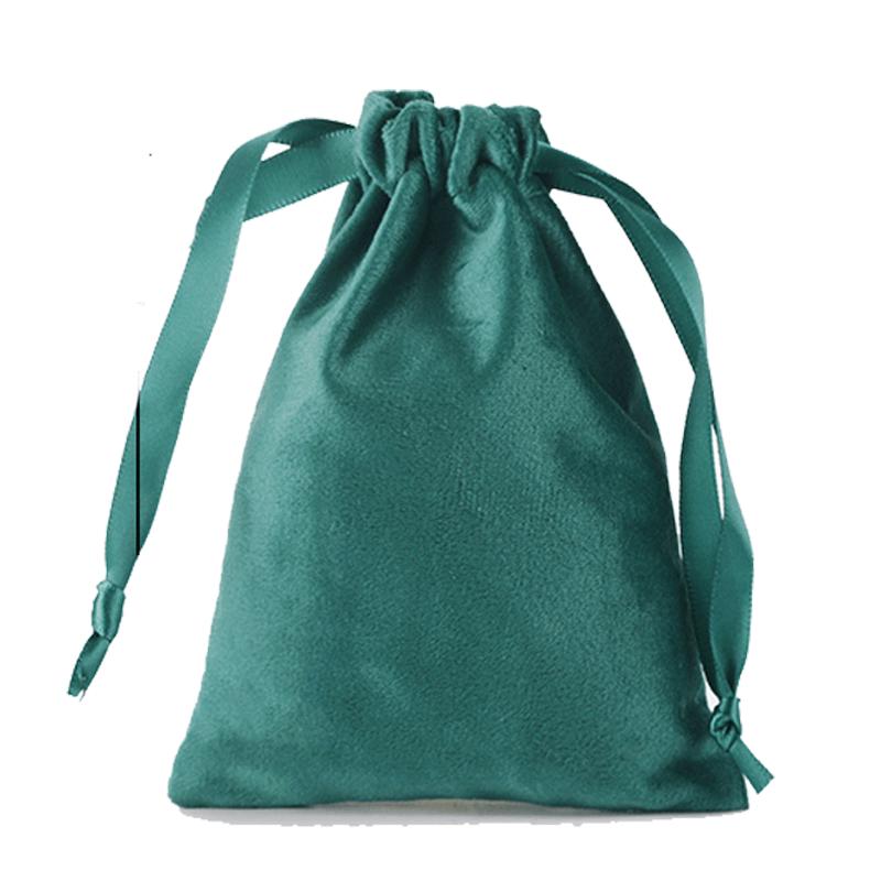 Plush Velvet Drawstring Bag for Mobile Phones & Jewelry