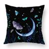 Magic Psychedelic Moon Print Pattern Sofa Cushion Cover Pillowcase Home Party Car Bedding