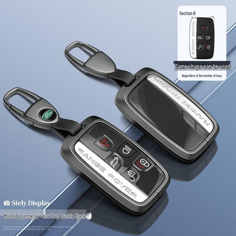 Чехол для ключа Land Rover: Алюминиевый корпус для Range Rover Sport, Velar, Evoque, Discovery, Freelander.
