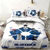 Blue Lock 3pc set Perfect for bedroom use Comfortable bedding set includes a duvet cover and two pillowcases Ideal birthday or Christmas gift