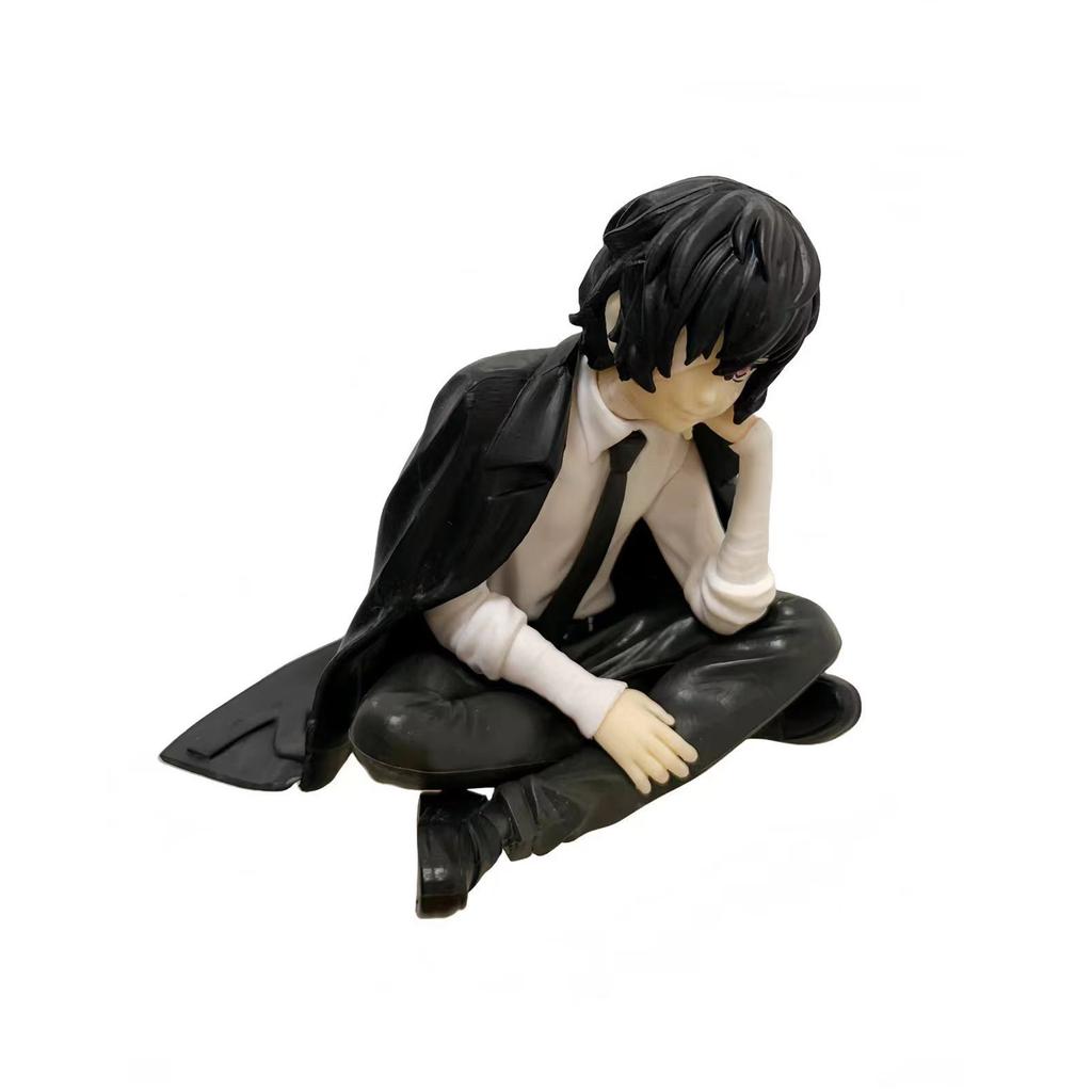 8-13.5cm bungou dogs vagrants anime figure youth dazai osamu action figure nakahara chuuya statuette pvc collection model toys