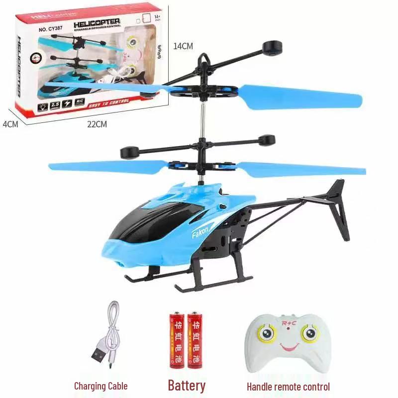 Indoor Gesture-Control Hovering Drone - Rechargeable, Durable, Remote-Control Toy Helicopter