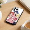 Аниме F Чехол для телефона iPhone 17 16 15 14 13 12 Max Plus Силиконовый Черный Чехол
