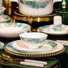 Керамический набор тарелок и мисок Jingdezhen в скандинавском стиле, роскошный