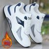 Broken size men's shoes velvet warm cotton shoes autumn and winter leather surface waterproof sports shoes soft sole wear-resistant casual  shoes