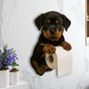 Настенный держатель для рулона бумаги для собак 3D-печать Животное Держатель для бумажных полотенец Декоративная форма собаки Стенд для бумаги для кухни Ванной комнаты