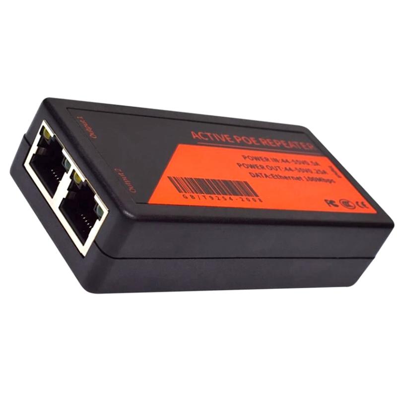 1 шт. 2-портовый удлинитель Poe для IP-порта, максимальный удлинитель передачи данных 100 М для IP-камеры