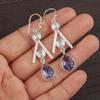 Iolite Gemstone Jewelry, 925 Solid Sterling Silver Earrings, Handmade Silver Jewelry Wonderful Silver Jewelry Gift For Women