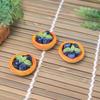 Hot Selling 100Pcs Miniature Doll House Egg Tart Food Toys Flatback Resin Cabochons for Scrapbook Jewelry Decoration Accessories