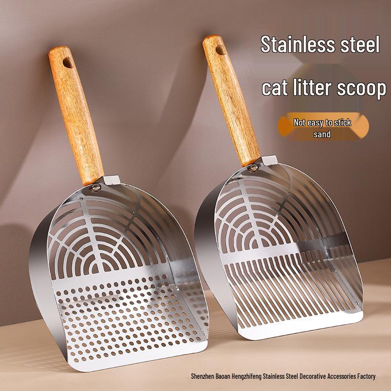 Stainless Steel Cat Litter Scoop for Tofu & Mineral Litter