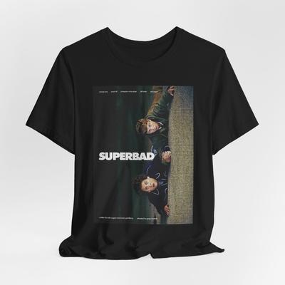 Унисекс Футболка Superbad – Классическая Комедийная Футболка с Графикой для Поклонников Иконического Юмора Унисекс Футболка