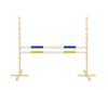 Jumping obstacle for Hobby Horse 160cm, h-120 cm, two beams - blue and yellow