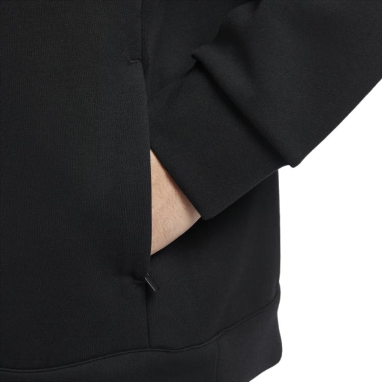 Nike Dri-Fit Невероятно Мягкая Серия 24.7 Стойка Воротник Удобная Повседневная Толстовка Мужская Толстовка Черный Темно-Дымчато-Серый HQ6954010