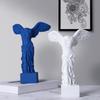 24.5cm Vict Goddess Figure Sculptures, Roman Winged Victory Samothrace Desktop Ornements Pour Home Decor Collection Gifts