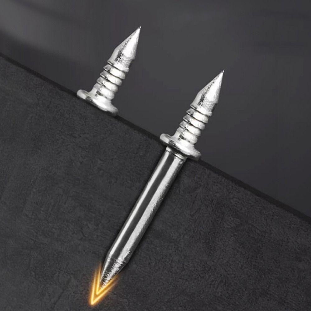 50/100 шт. Бесшовные гвозди с двойной шляпкой без следов, гвозди с защитой от ржавчины