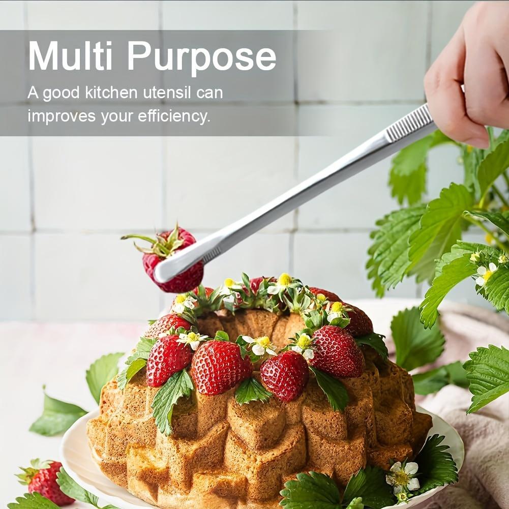 Кухонные щипцы из нержавеющей стали 12 дюймов для приготовления пищи, гриля и кемпинга