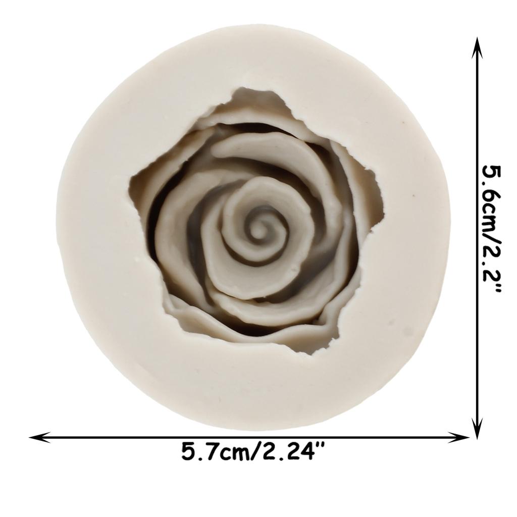 Силиконовая форма с цветком розы, свадебная помадка, инструменты для украшения торта, топпер для кексов, сделай сам, формы для конфет, шоколада и мастики