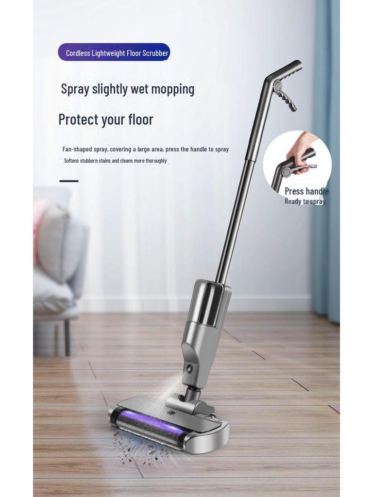 Умный очиститель пола 3 в 1: Поломоечная машина, пылесос и подметальная машина с функцией самоочистки и стерилизации для домашнего использования.