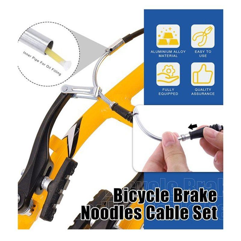 3 Meters Derailleur Cable Layer Brake Wire Outer Housing Inner PTEE Hose Greased For Improved Lines Control
