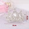 Детские мини-короны, гребень для волос, диадемы со стразами, головной убор, головной убор для девочек, принцесс, день рождения, ювелирные изделия, подарки