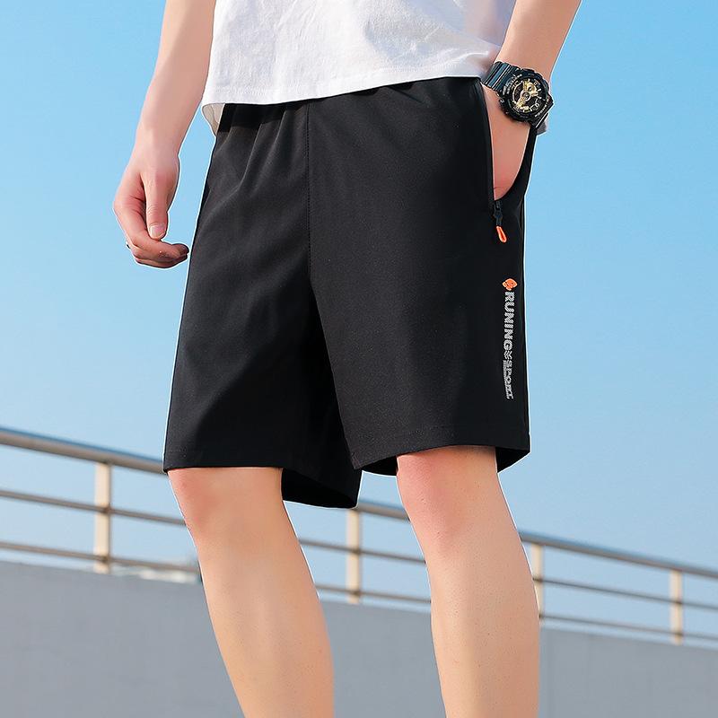 Dm Large Size Men's Casual Quick Drying Breathable Sports Loose Capris Fashionable and Versatile Capris