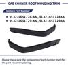 N61R-Cab Corner Roof Molding Trim For Ford F-150 2009-2014 Accessories Replace 9L3Z-1651728-AA 9L3Z-1651729-AA