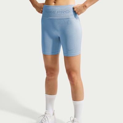 Women's Shorts Nike Pro Sports Shorts Women's Work Blue Moderate