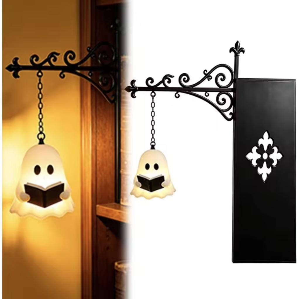 Vintage Bookshelf Lamp Library Lantern Light Library Lantern Bookshelf Light Reading Nook Led Night Lamp Decorative for Home