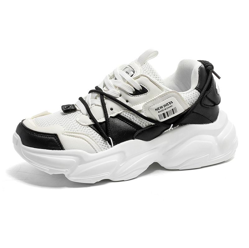 INS Hot Sales Men's Chunky Running Shoes for Women Trend Platform Sneakers Men Mesh Breathable Jogging Sports Walking Shoes Male