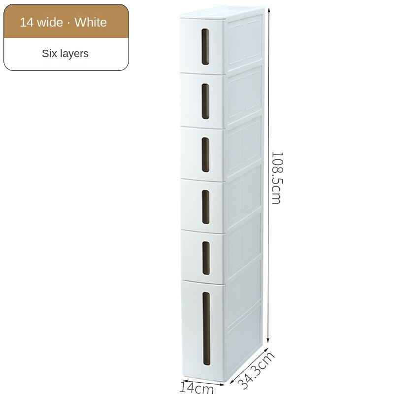 Ультра узкий шкаф с прорезями, кухонный ящик с прорезями, шкаф для хранения, пластиковая полка для ванной комнаты