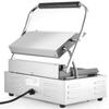 Contact Panini Grill, Grooved, 2200W - Hendi 263655