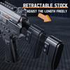 MP5K Full Automatic Water Gun Toy with Retractable Stock Linked Recoil Mechanism Water Pistol Summer Outdoor Beach Shooting Game