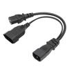 IEC320 C14 - IEC320 C13 и шнур питания профессиональный Y-образный разветвитель шнур питания 12,6 дюйма 10 А