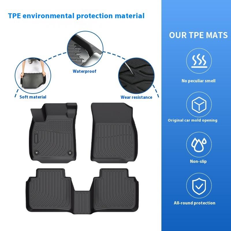 North America Specific ized All-Weather TPE Car Floor Mats for GMC Canyon General Motors Special Car Mats