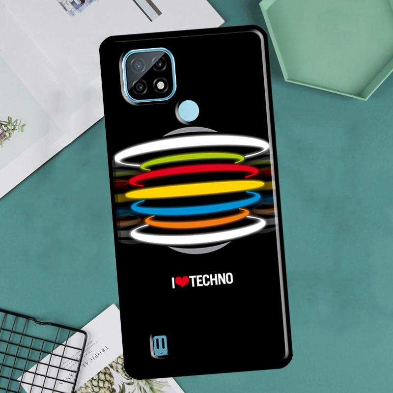 Техно-музыка для Realme GT Neo 2 3 Master 8i 9i 8 9 Pro Plus C35, чехол для OnePlus 9 10 Pro 9R 10R Nord2
