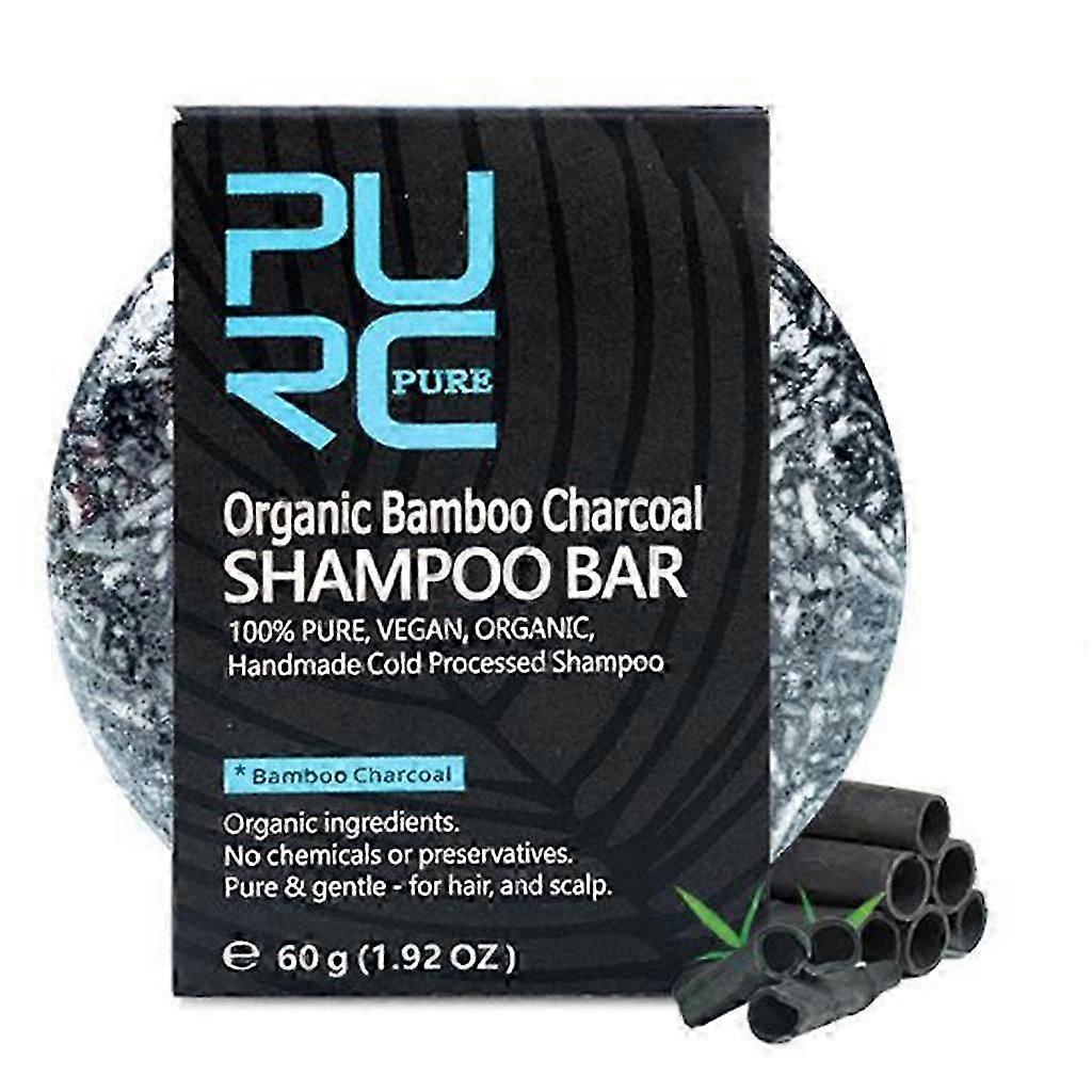 Bamboo Charcoal Hair Darkening Shampoo Bar Soap Hair Shampoo Bar Cleansing