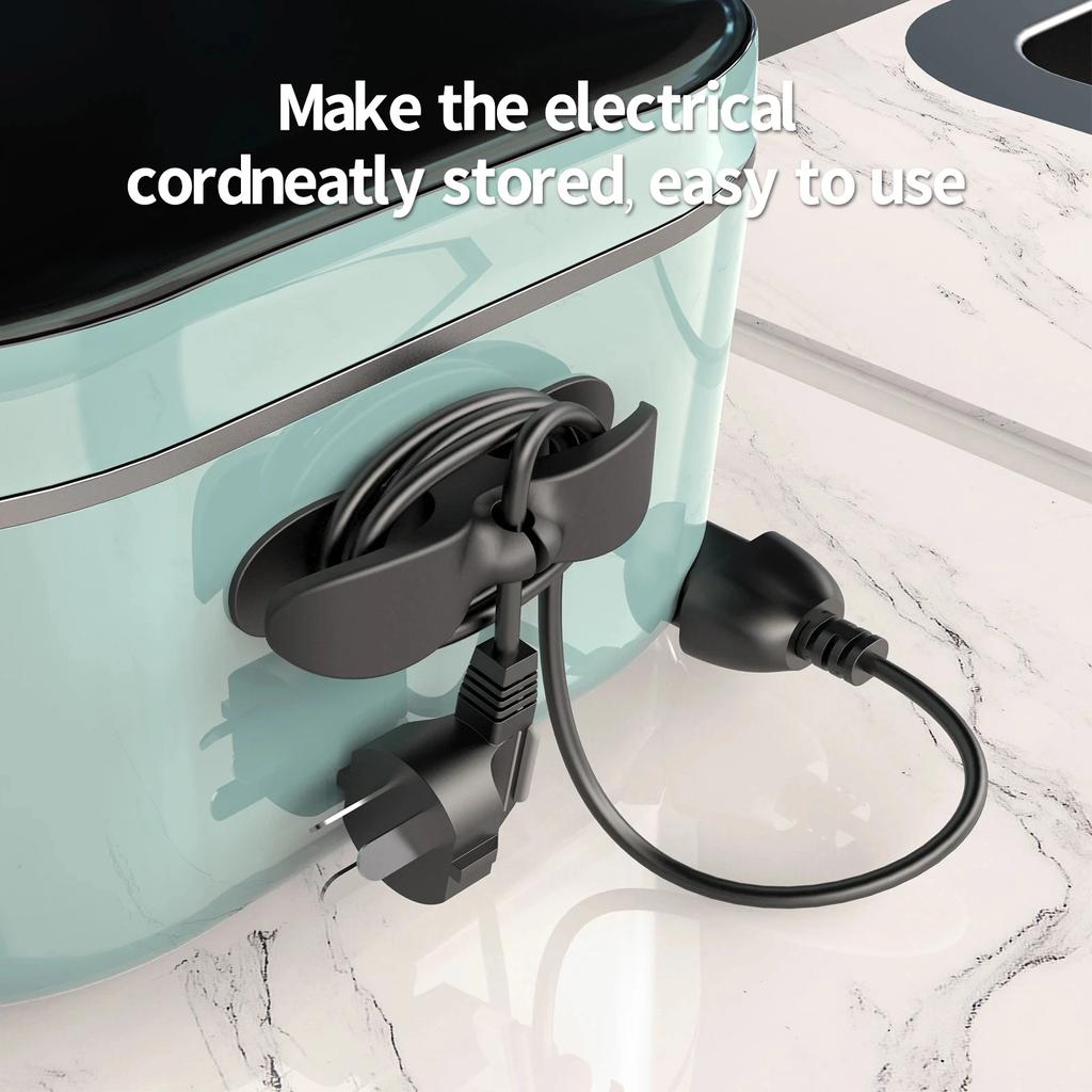 Desktop cable organizer wall sticker no drilling no marking fixture data headphone charging fixed