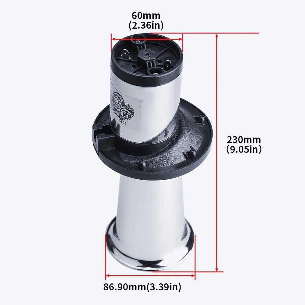AM-Car Air Horn Antique Ahooga Klaxon 12V Vintage OO-GA Classical for Ford Model T Style Old School Chrome 115dB Motorbike