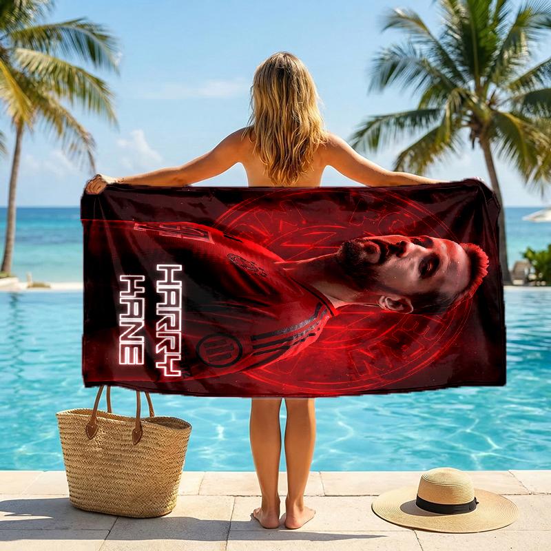 Harry Kane Fashion Beach Towel: Ideal for Summer Adventures Soft, absorbent and quick drying suitable for swimming and bathing